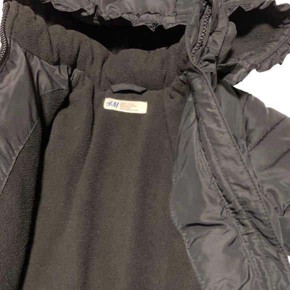 Girls Hooded Puffer Jacket - Picture 2 of 5